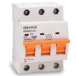 10A 3Pole MCB ORANGE SIGMA Circuit Braker