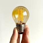 Retro Style LED Filament Bulb | 2W | Model No G45 | Warm White