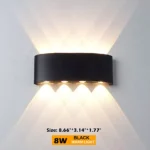 LED Outdoor Wall Light 8W