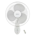 Havells | Remote Wall Fan | 16″ – 50W | 400mm | White