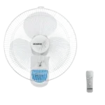 Delmege | Remote Wall Fan | 16"- 400mm | White