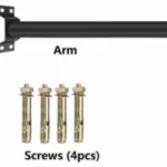 Akra | Solar Lamp | Wall Mount | Bracket | 100W-200W